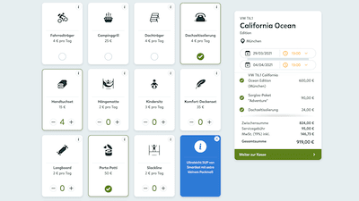 Accessories selection